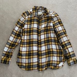 American Eagle Boyfriend Fit Flannel Shirt